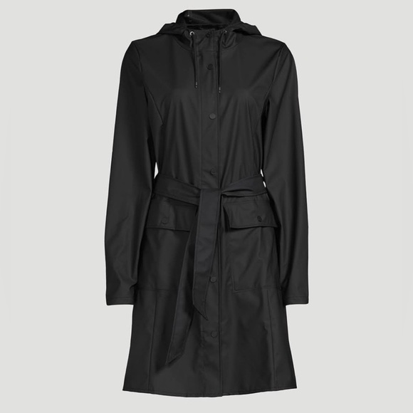 Rains Curve W Belted Raincoat S/M - Picture 1 of 5
